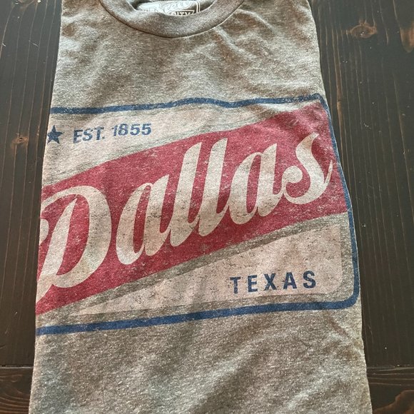 Used Men's Beer City Dallas Texas Tee Shirt - Picture 1 of 5